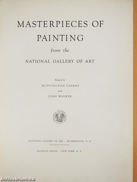 Masterpieces of Painting from the National Gallery of Art