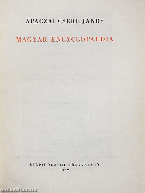 Magyar Encyclopaedia