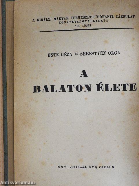 A Balaton élete