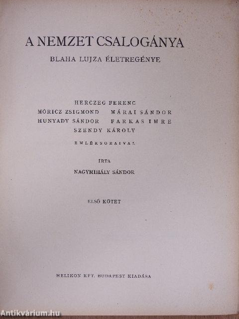 A nemzet csalogánya I-II.