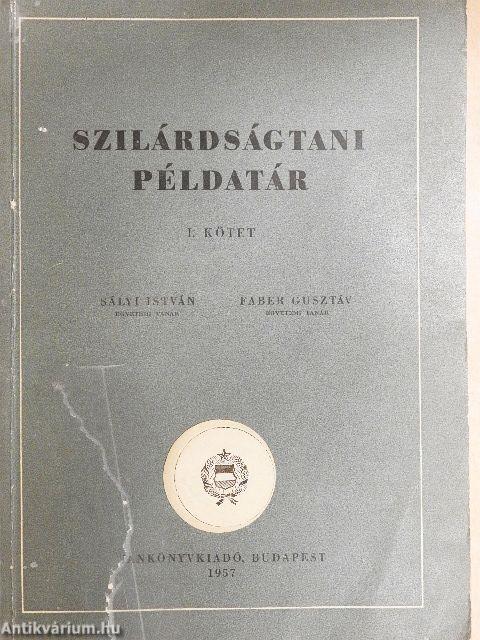 Szilárdságtani példatár I. 