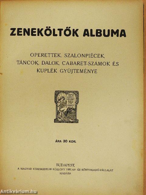 Zeneköltők albuma I. (töredék)