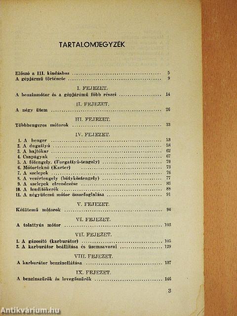 Az automobil vezetése, szerkezete és kezelése a teljes vizsgaanyaggal, kérdésekben és feleletekben