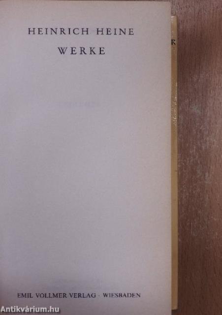 Heinrich Heine Werke