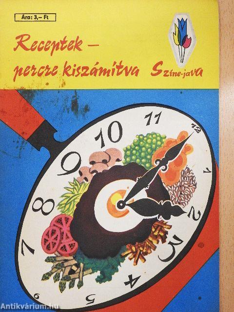 Receptek - percre kiszámítva