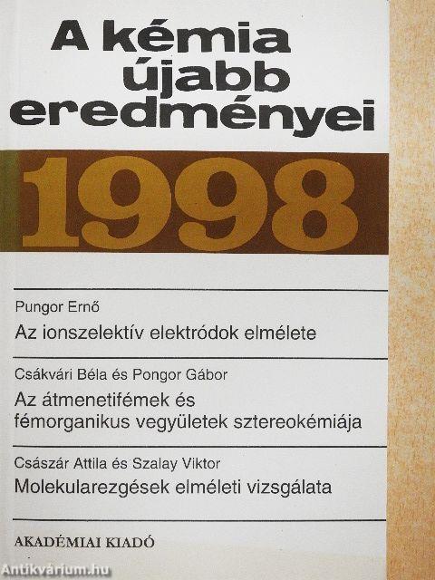A kémia újabb eredményei 83.
