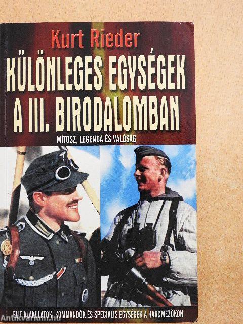 Különleges egységek a III. Birodalomban