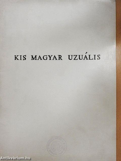 Kis magyar uzuális