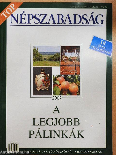 A legjobb pálinkák 2007