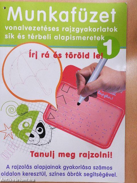 Munkafüzet 1 - vonalvezetéses rajzgyakorlatok sík és térbeli alapismeretek