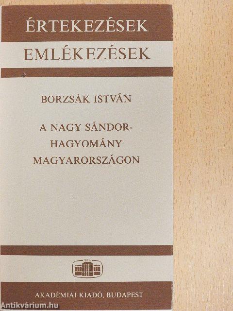 A Nagy Sándor-hagyomány Magyarországon