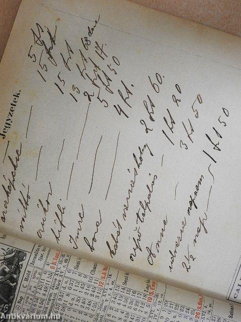 A Fehér Kereszt Országos Lelenczház Egyesület Naptára az 1903-ik évre