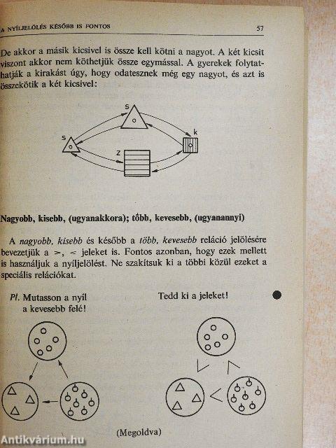 Kézikönyv a matematika 1. osztályos anyagának tanításához