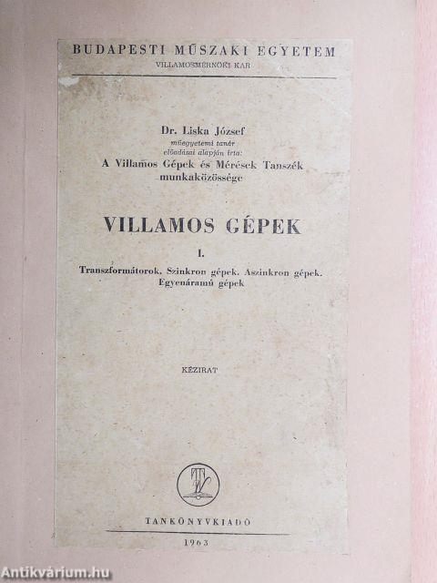 Villamos gépek I.