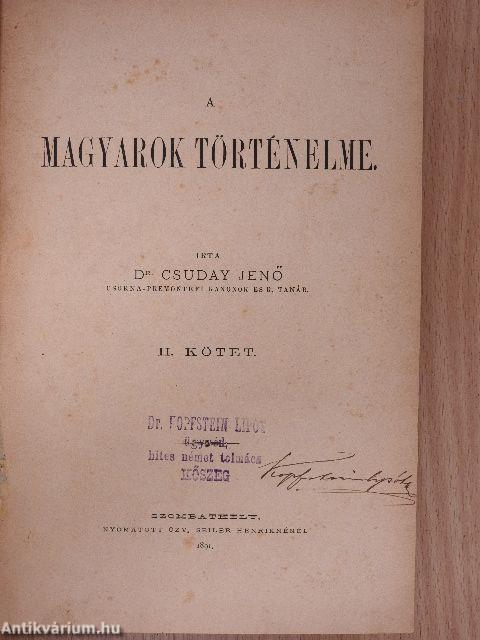 A magyarok történelme II.