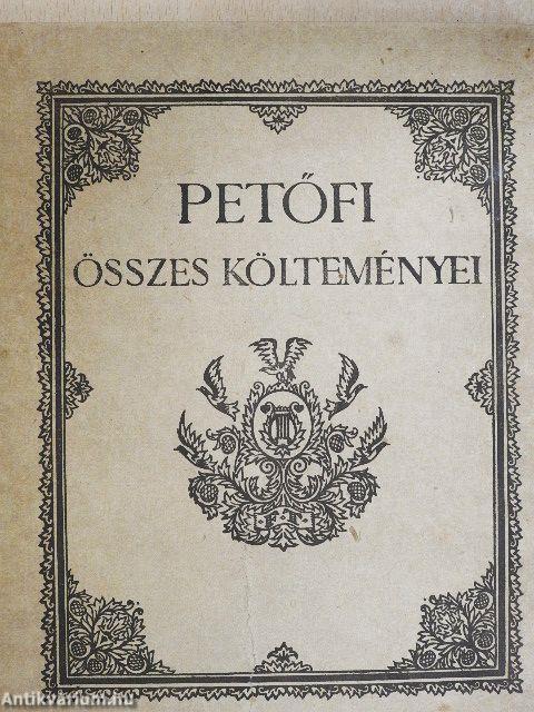 Petőfi összes költeményei I-II.