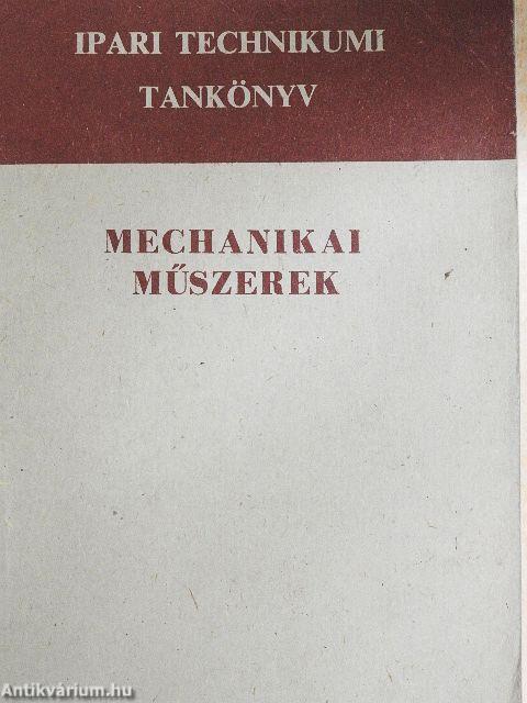 Mechanikai műszerek