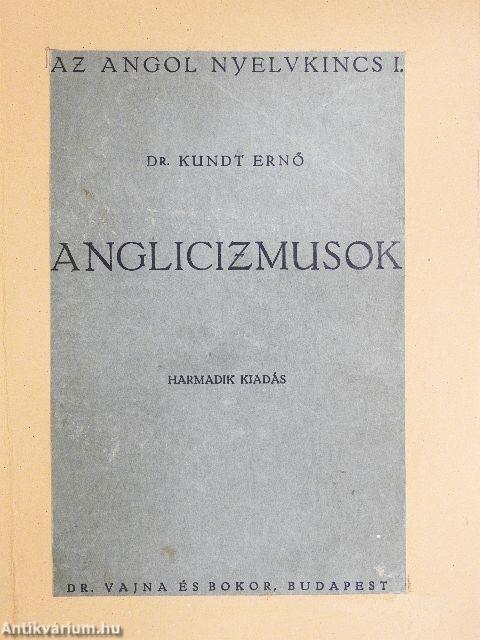 Anglicizmusok