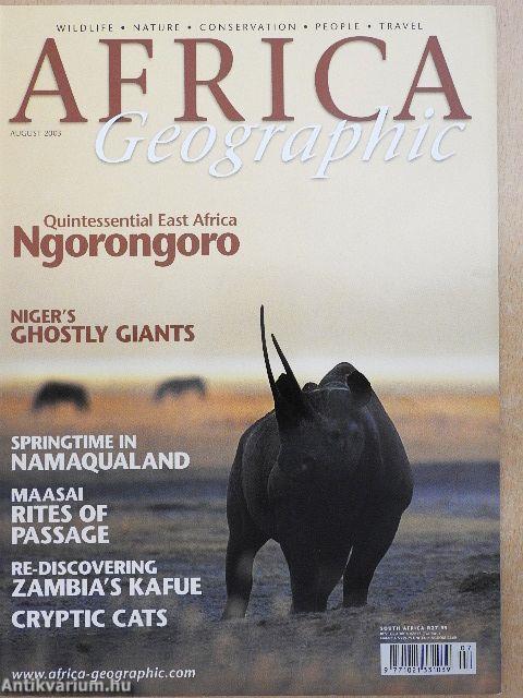 Africa Geographic August 2003