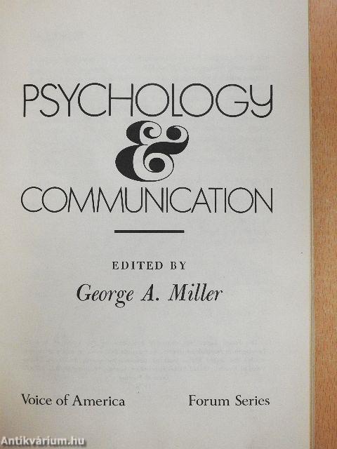 Psychology & Communication
