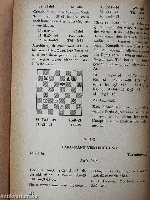 Das Schacherbe Aljechins II.