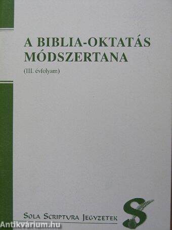 A Biblia-oktatás módszertana