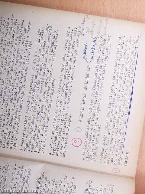 Mikrobiológiai jegyzet