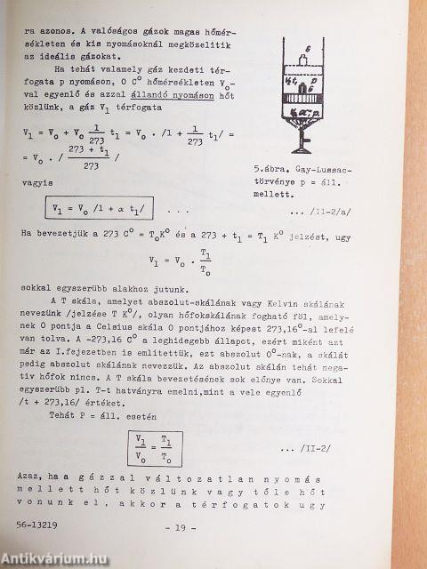 Termodinamika és hőtechnika I.