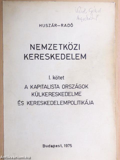 Nemzetközi kereskedelem I-II.