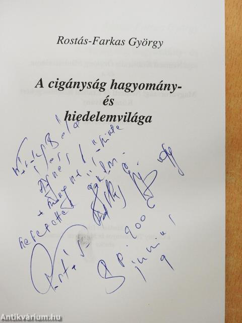 A cigányság hagyomány- és hiedelemvilága (dedikált példány)