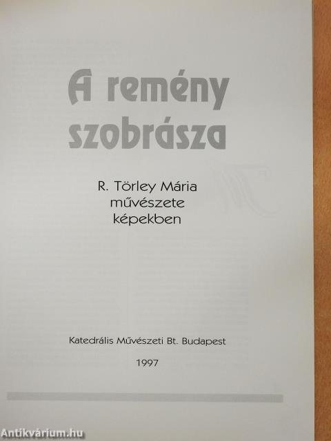 A remény szobrásza (dedikált példány)