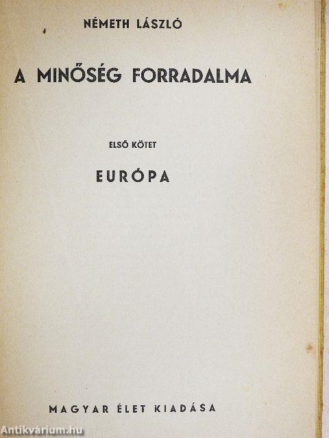 A minőség forradalma I-IV.