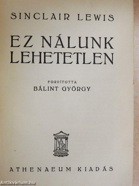 Ez nálunk lehetetlen