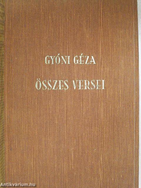 Gyóni Géza összes versei