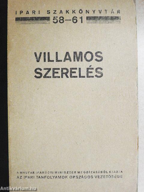 Erősáramú villamos szerelés/Gyengeáramú villamos szerelés