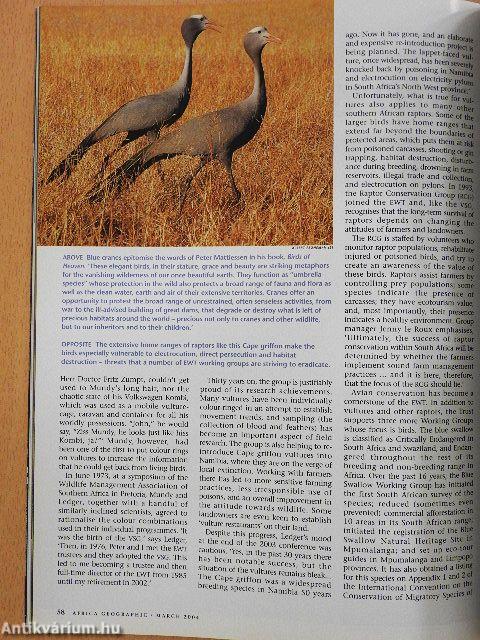 Africa Geographic March 2004