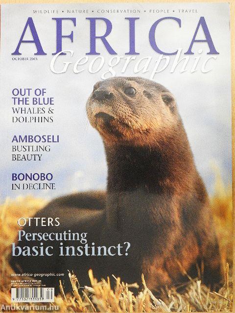 Africa Geographic October 2003