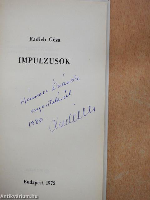 Impulzusok (dedikált példány)