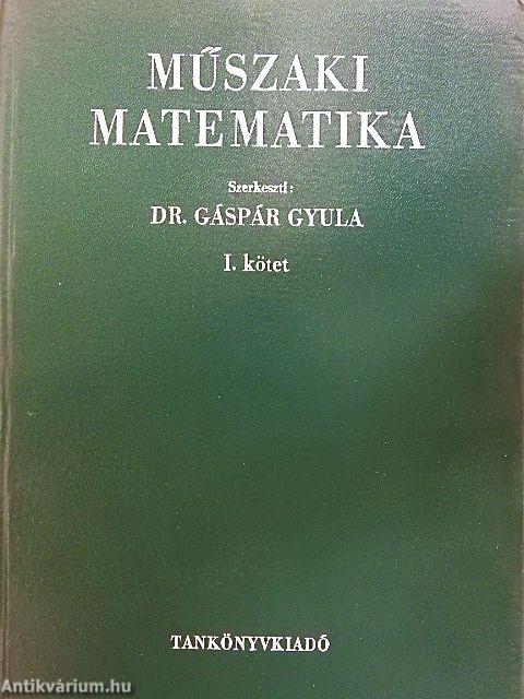 Műszaki matematika I.