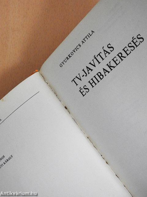 TV-javítás és hibakeresés