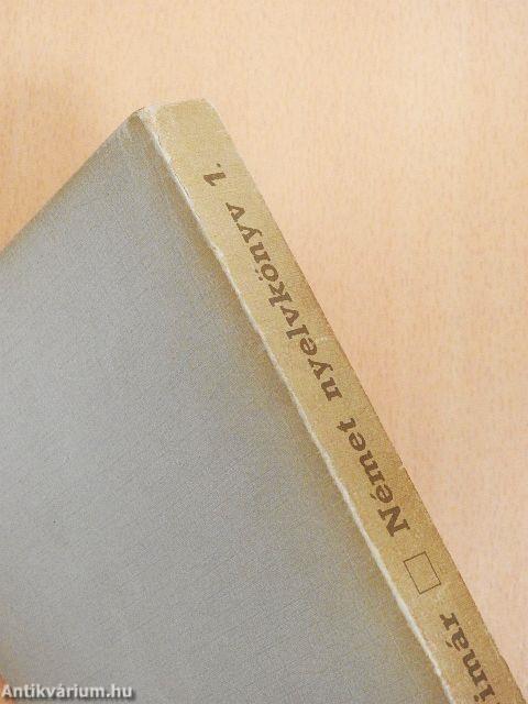 Német nyelvkönyv 1.