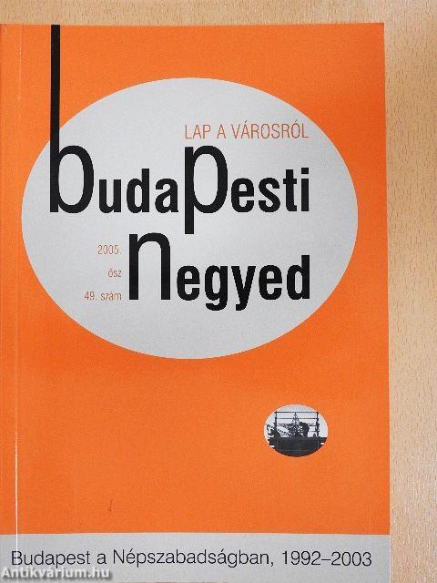 Budapesti Negyed 2005. ősz