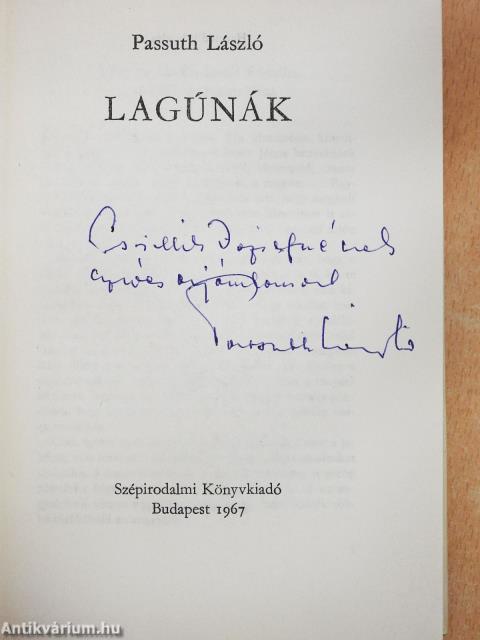 Lagúnák (dedikált példány)