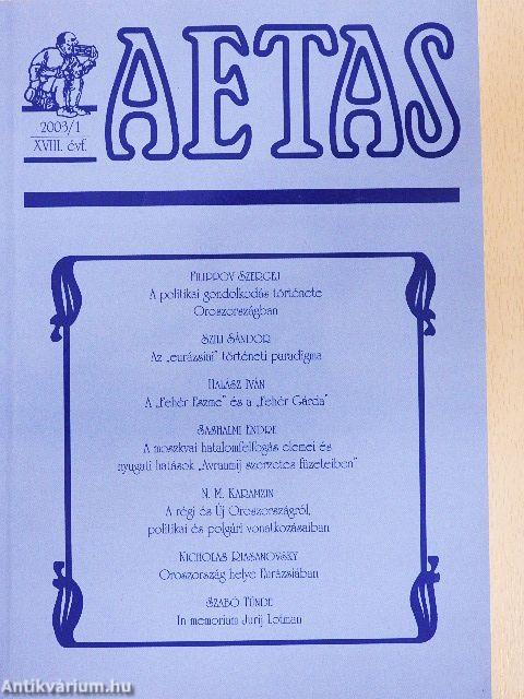 Aetas 2003/1.