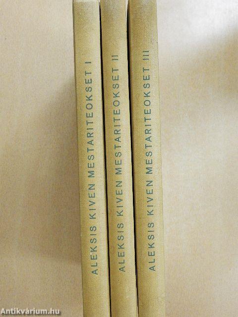 Aleksis Kiven Mestariteokset I-III.