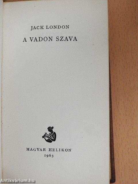 A vadon szava