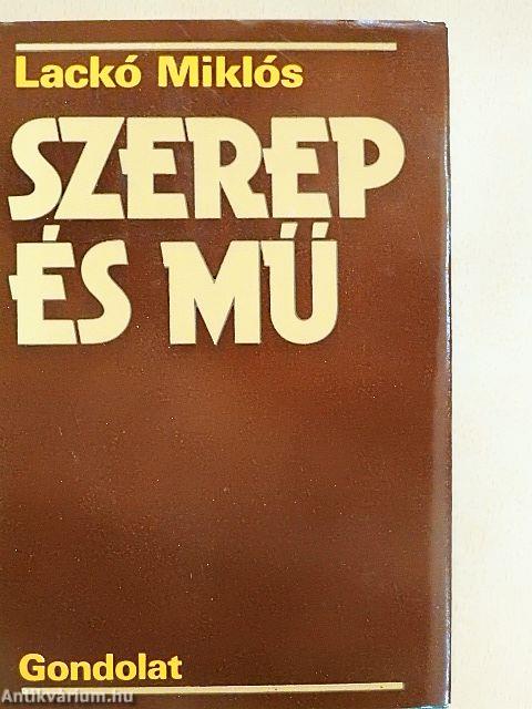 Szerep és mű