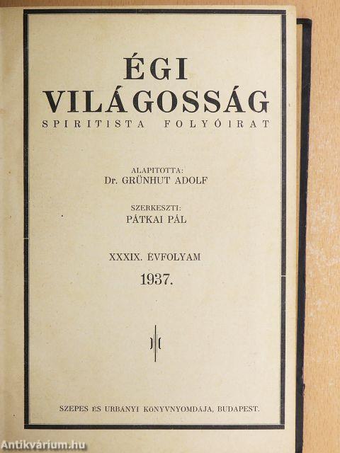 Égi világosság 1937. január-december