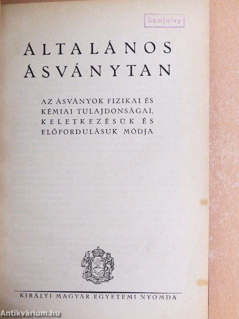 Ásványtan I-II.