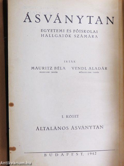 Ásványtan I-II.